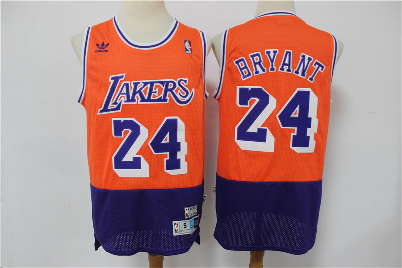 2020 Men Los Angeles Lakers #24 Bryant orange new style Game Nike NBA Jerseys->->NBA Jersey